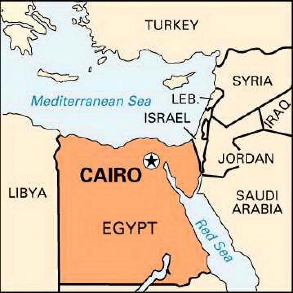 Mapa ng lokasyon cairo