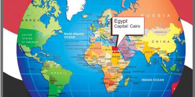 Cairo lokasyon sa mapa ng mundo
