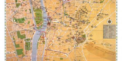 Cairo pinupuntahan ng mga turista mapa